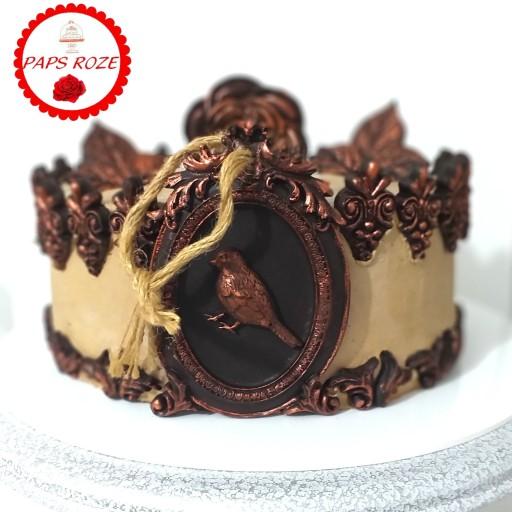 کیک تولد شیک با تزیین شکلات(1کیلوونیم)