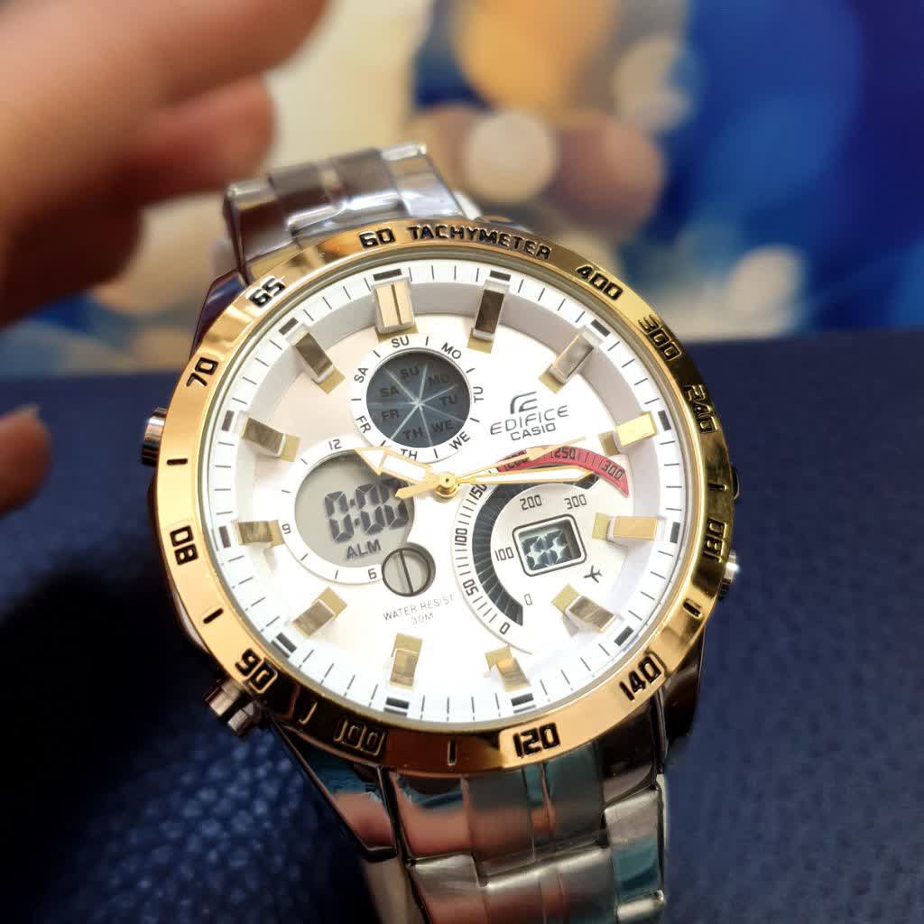 ساعت مچی مردانه کاسیو طرح ادیفایس دوزمانه  casio 