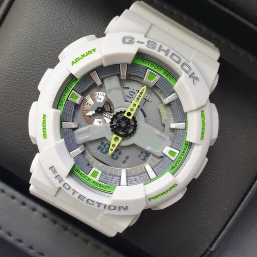 ساعت مچی مردانه و پسرانه کاسیو جی شاک رنگ سفید Casio G-Shock 