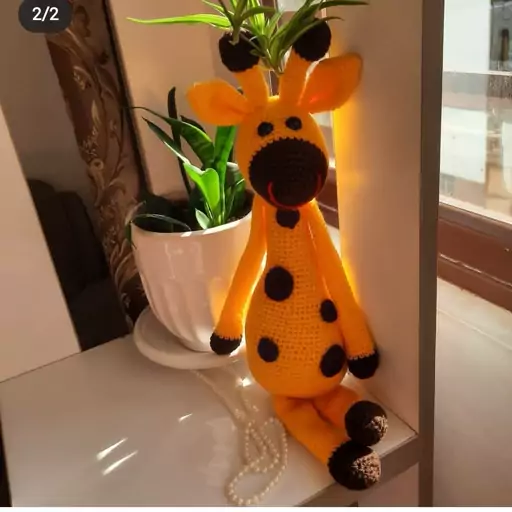 عروسک زرافه خان🦒🦒
دستباف ناری🧶