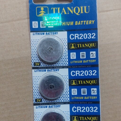 باتری سکه ای مدل CR2023 برند TIANQIU باتری سکه ای  LITHIUM BATTERY 3V