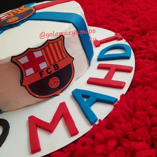 کیک تولد تم بارسلونا