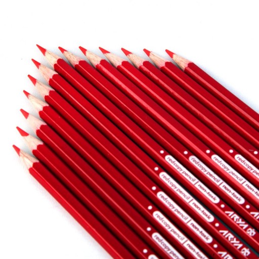 مداد قرمز آریا(پک 6عددی)