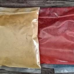 اکسید آهم قرمز،سیاه،زرد آلمانی با برگ انالیز و سرتیفیکت در بسته50 گرمی