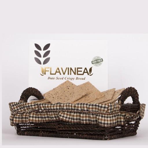 نان هسته خرما فلاوینا- حاوی سبوس گندم و پودر هسته خرما- بسته 300 گرمی