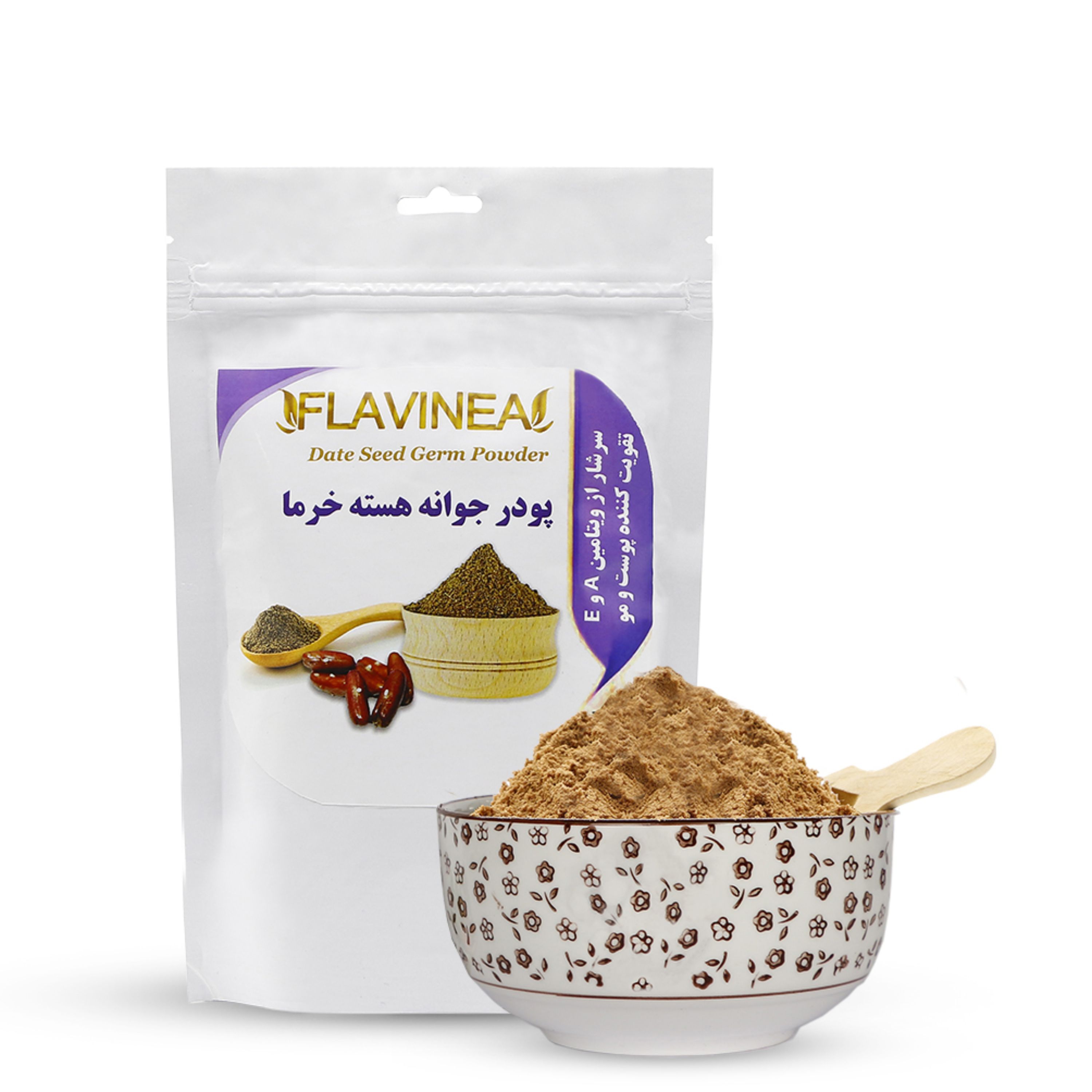 پودر جوانه هسته خرما فلاوینا - 200 گرمی