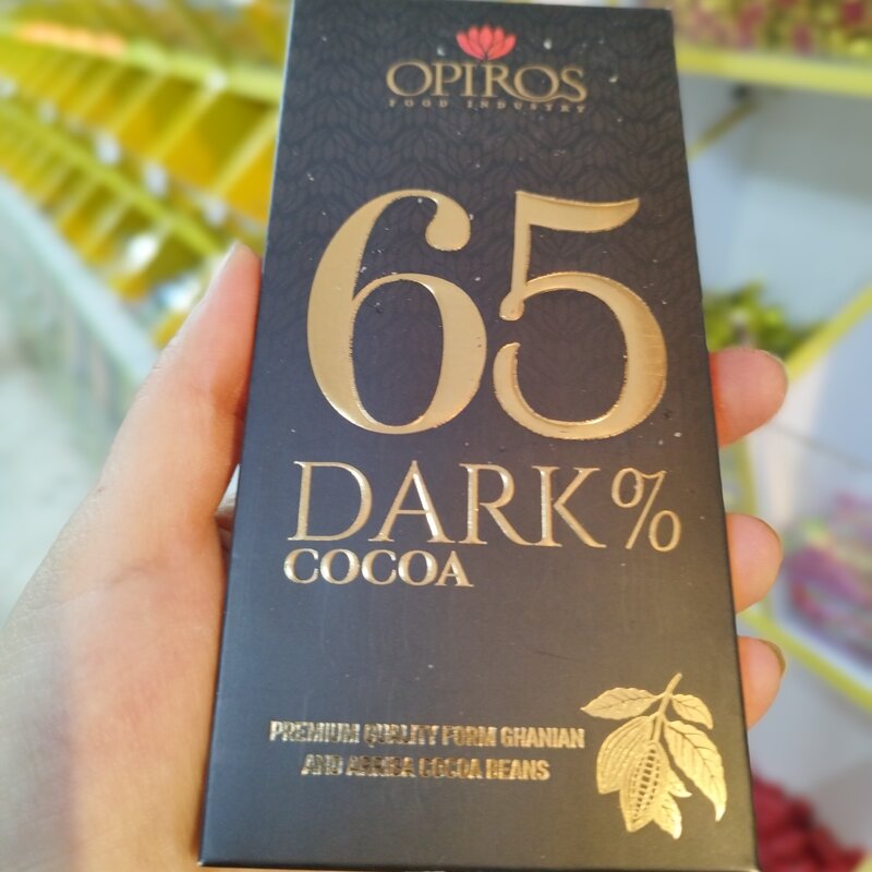 شکلات تلخ تخته ای 65 درصد دارک