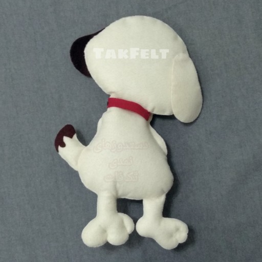عروسک دستدوز سگ شیطون ( استیکر کوکو )