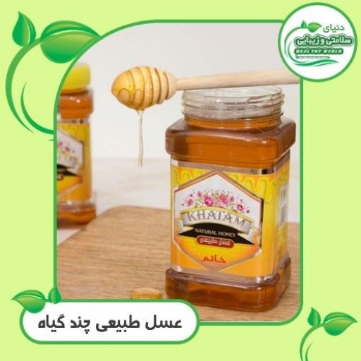 عسل طبیعی چند گیاه(یک کیلو)