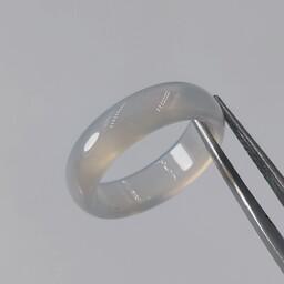 حلقه یا انگشتر سنگ عقیق معدنی و طبیعی 