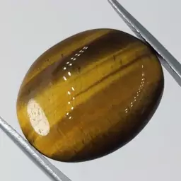 نگین سنگ چشم ببر یا tigers eye معدنی     