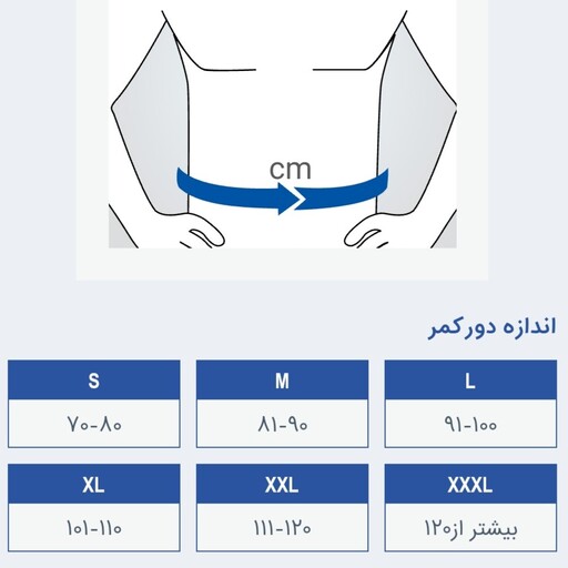 کمربند طبی سخت(با آتل پلی آمید)