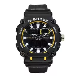 ساعت CASIO G  SHOCK کاسیو A جی شاک جدید دوزمانه آنتی مغناطیس   صفحه رنگی بسیار