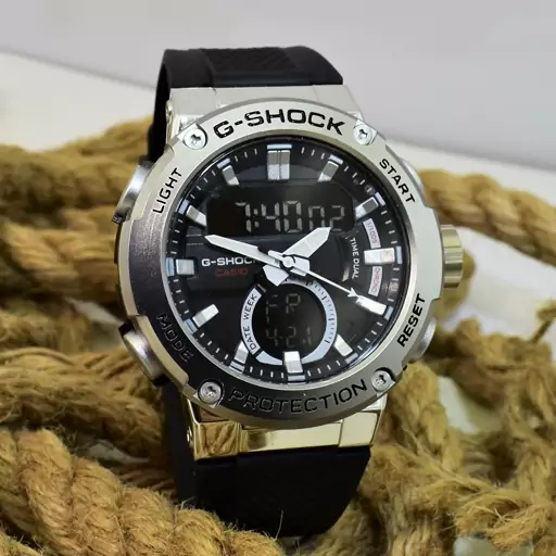 ساعت  CASIO G  SHOCK HSD007 جدید دوزمانه کاسیو جی شاک دو زمانه  آنتی مغناطیس