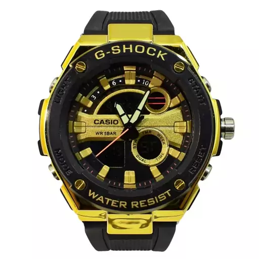 ساعت CASIO G  SHOCK HSD 013 کاسیو جی شاک N جدید دوزمانه  آنتی مغناطیس  بند و ص