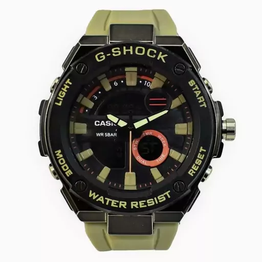 ساعت CASIO G  SHOCK HSD 010 کاسیو جی شاک P جدید دوزمانه آنتی مغناطیس  رنگی