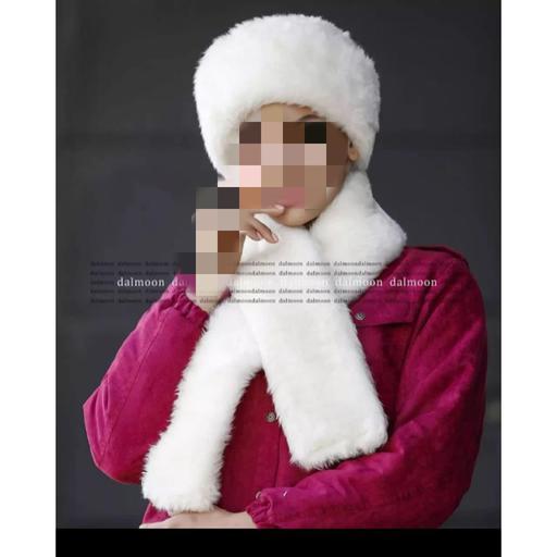 شال گردن   و کلاه  خز دار مدل  روسی   ایزی شاپ آنلاین