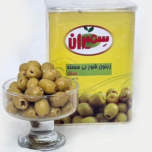 زیتون بدون هسته سمیران  ممتاز  6 حلب به قیمت عمده محصولات زیتون سمیران  پخش یاس تهران