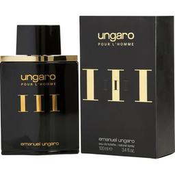 ادو تویلت مردانه امانویل اونگارو مدل Ungaro pour L Homme III حجم 100 میلی لیتر