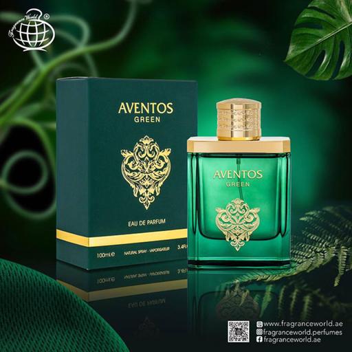 عطر ادکلن مردانه کرید گرین آیریش فراگرنس ورد (Fragrance World Aventos Green)