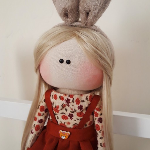 عروسک روسی 30 سانتی سرچرخشی خرگوش