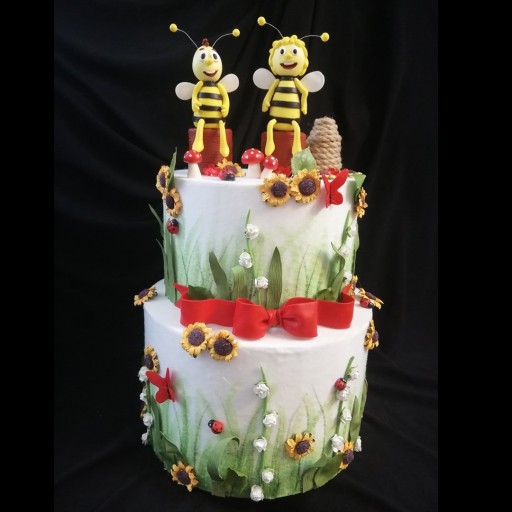 ماکت کیک تم زنبور