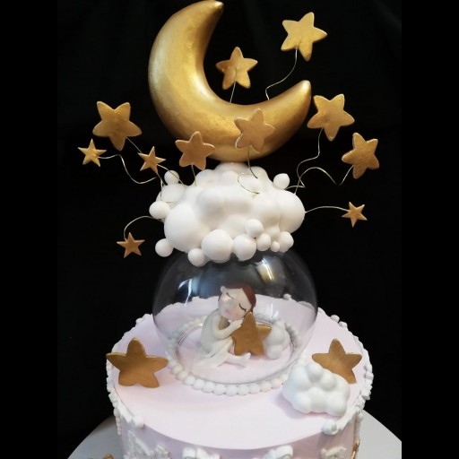 ماکت کیک تم ماه و ستاره