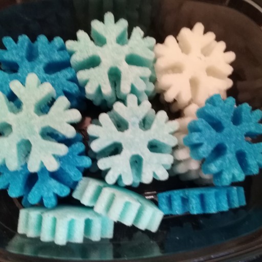 قند تزئینی خوراکی خانگی طرح برف