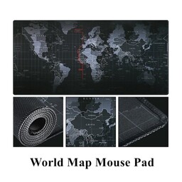 ماوس پد طرح نقشه جهان 80 سانتی گیمینگ