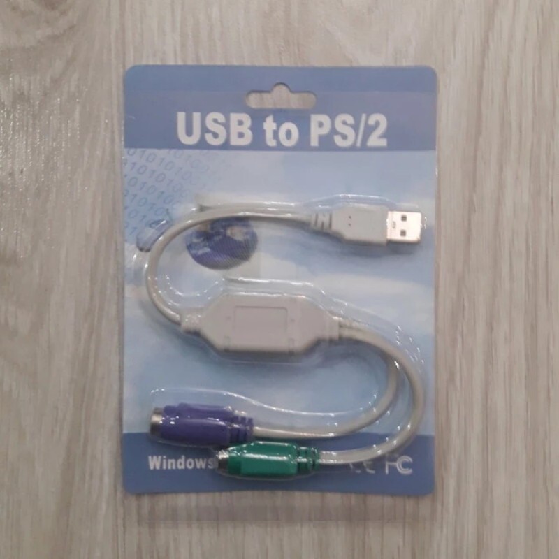 کابل تبدیل ps2 به USB مدل PS 2  PLUS  طول 0.3 متر

