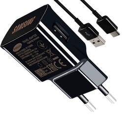 شارژر دیواری مدل EP-TA200 به همراه کابل تبدیل USB-C. 

