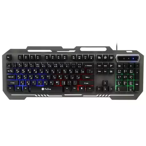 کیبورد باسیم  گیمینگ پرووان مخصوص بازی  Gaming Keyboard ProOne PKC15