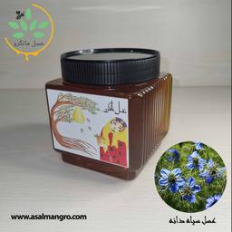 عسل سیاه دانه طبیعی 1000 گرمی با ضمانت نامه کتبی و برگه آزمایش همراه با عسل 