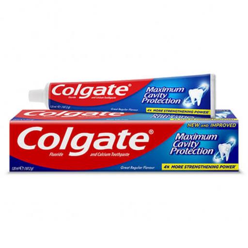 خمیر دندان ضد پوسیدگی کولگیت مدل colgate cavity protection ججم 100 میل