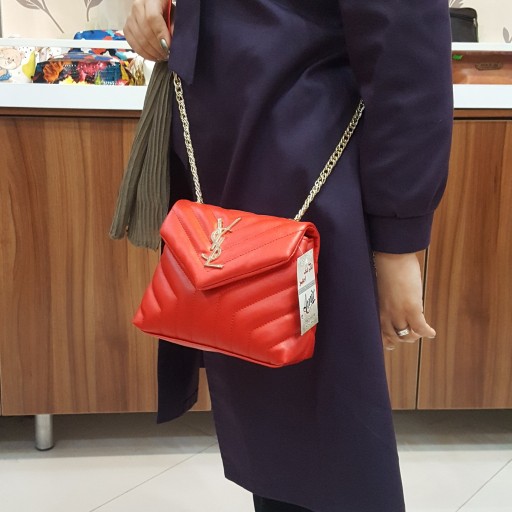 کیف دخترانه YSL قرمز کوچک