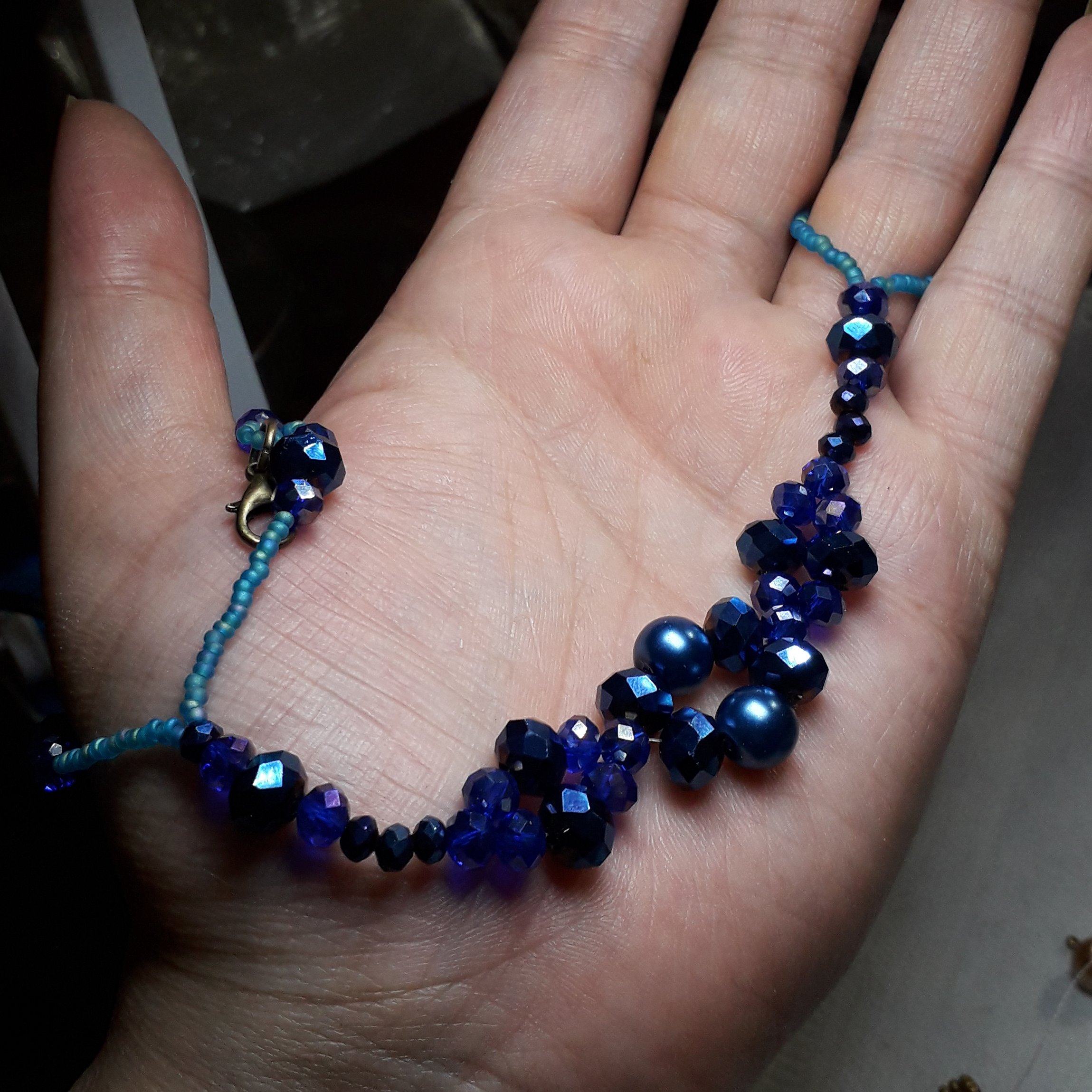 پابند دست ساز کریستالی کد 0229