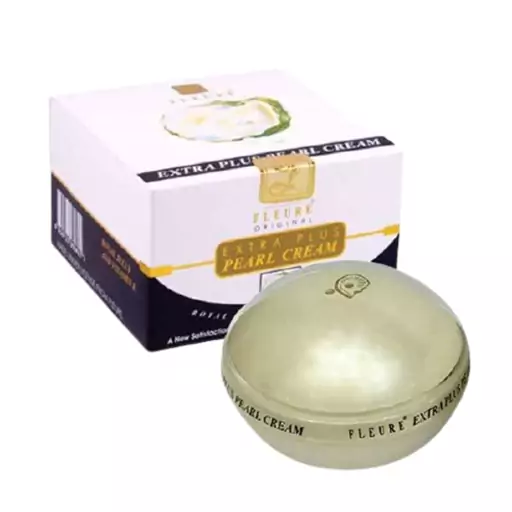 کرم گونه گذار و پف دهنده صورت مروارید فلور حجم 70 گرم Fleure Extra plus pearl cream