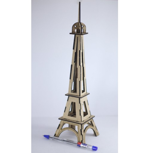 پازل چوبی مدل برج ایفل