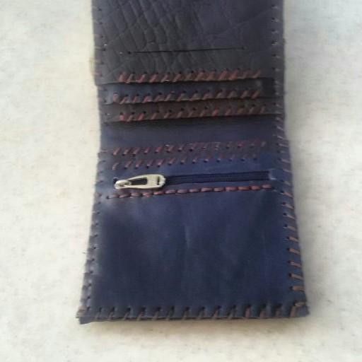 کیف جیبی چرم مردانه دست دوز