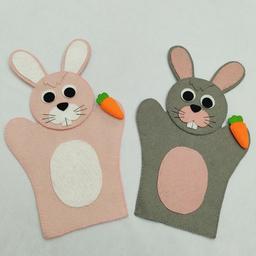 عروسک نمایشی خرگوش ، عروسک دستکشی 