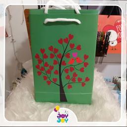 پاکت هدیه گنجشک و درخت قلبی -سایز کوچک