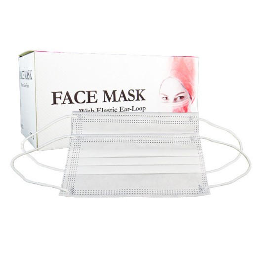 ماسک صورت سه لایه بسته 50 عددی برند face mask