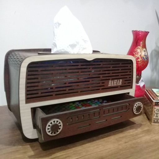 جادستمال کاغذی چوبی رادیویی