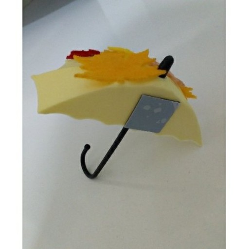 جاکلیدی یا آویز حوله چتر  با دیزاین برگ