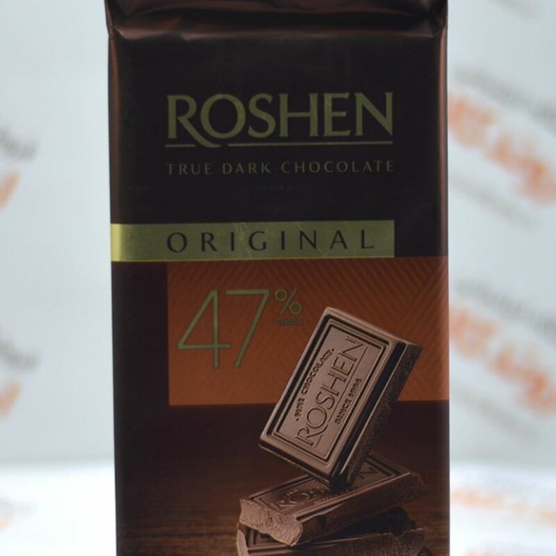 شکلات تلخ  روشن Roshen  47٪