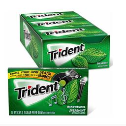 آدامس تریدنت وارداتی اصل بسته 12 عددی spearmint Trident Gum 