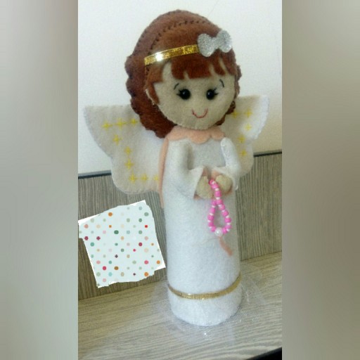 عروسک فرشته نمدی دستساز