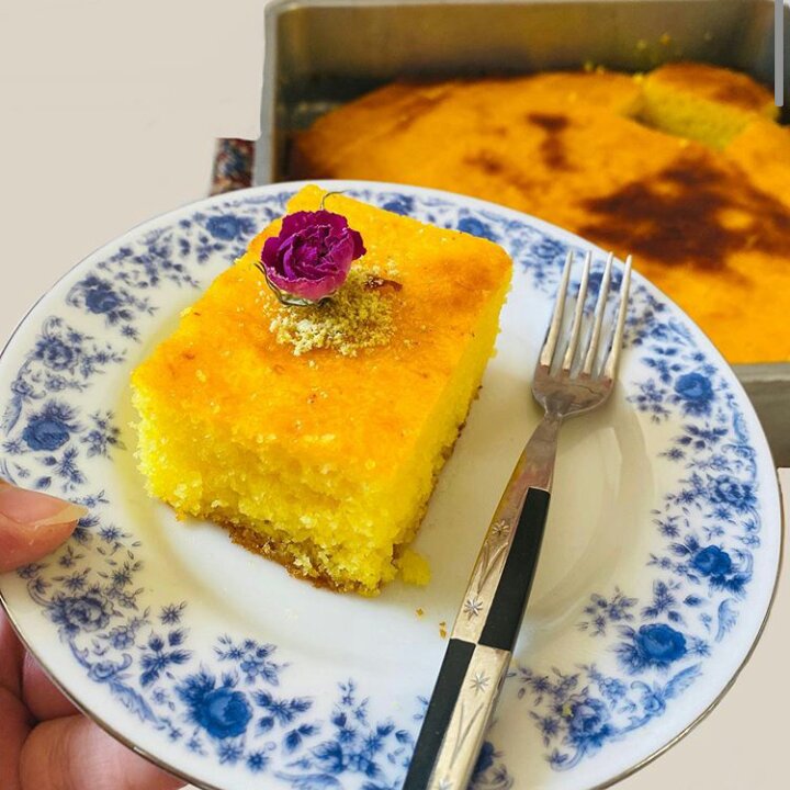 کیک شربتی