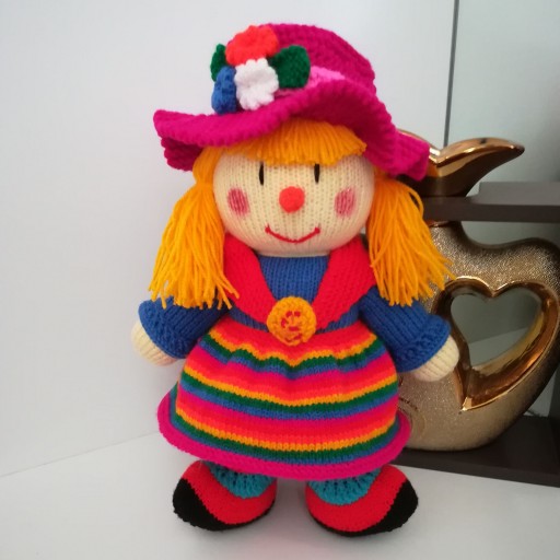 عروسک بافتنی سپیده خانوم