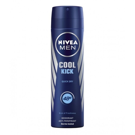 اسپری مردانه نیوا Nivea Cool Kick Deo for Men Spray 48 Hr Antiperspirant 150ml
